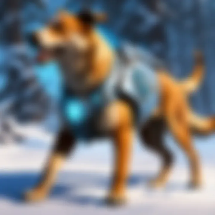 Conceptual illustration showing the implications of dog raptor shields in Blizzard games