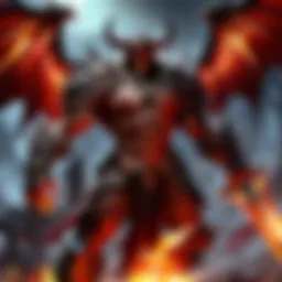 Fiery Demon Lord in Diablo 3