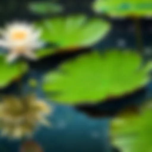 Graceful Lily Pad in Bloom