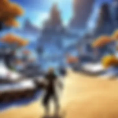 Vast World of Final Fantasy XIV A breathtaking landscape from Final Fantasy XIV showcasing the vast world