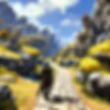 Regions for Free Players in FFXIV A map illustrating the regions accessible to free players in Final Fantasy XIV