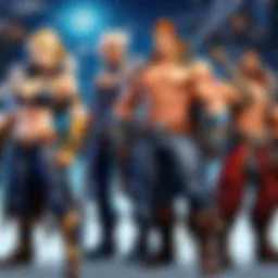 A collage of popular gacha game characters showcasing diversity and design