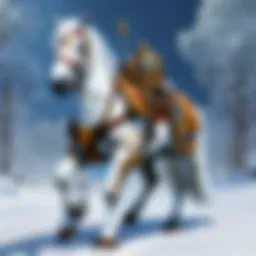 Mystical Steed in Frosty Realms