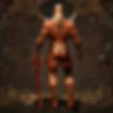 A detailed diagram showcasing item duplication mechanics in Diablo 2 Resurrected.