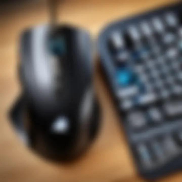 Comparison of right-handed and left-handed gaming accessories.