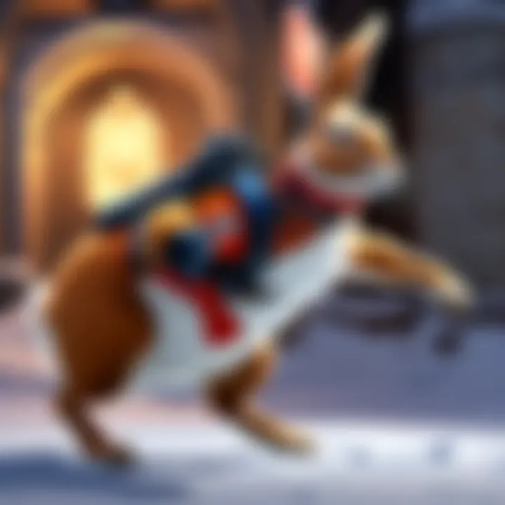 Gameplay screenshot showcasing the Rabbit Prototype in action