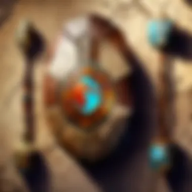 Artistic representation of the lore surrounding Shaman Stones