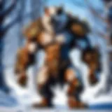 Artistic representation of superbark in a Blizzard game environment