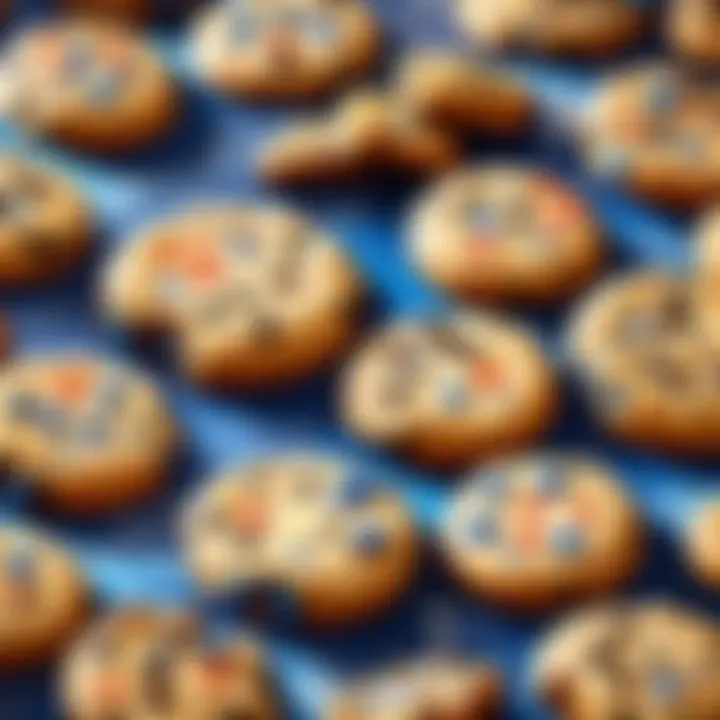 A visual representation of quest cookies in a fantasy game environment