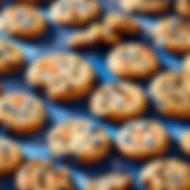 Quest Cookies in Fantasy Game Environment A visual representation of quest cookies in a fantasy game environment