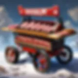 The strategic positioning of meat carts in gameplay