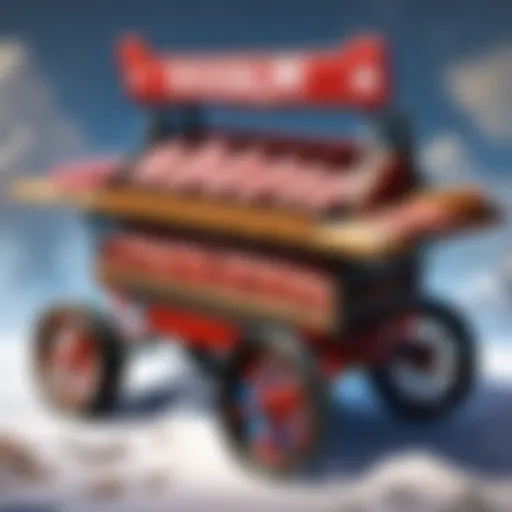The strategic positioning of meat carts in gameplay