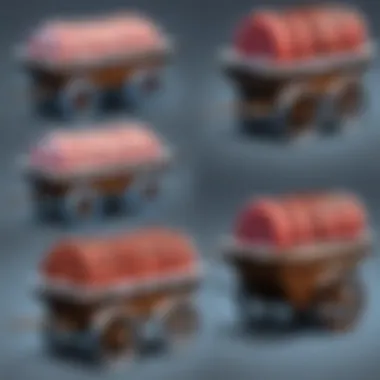 Variations of Meat Carts in Blizzard Games Variations of meat carts across different Blizzard games