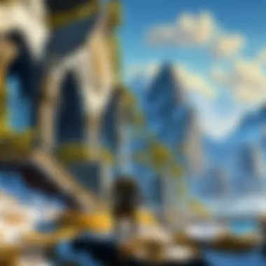 Enchanting Landscapes of Azeroth A depiction of the vast and enchanting landscapes in World of Warcraft
