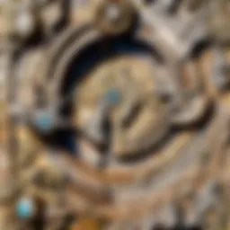A detailed view of the Warcraft board game components