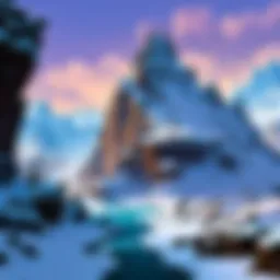 A scenic view of a WoW questing area, showcasing vibrant landscapes and diverse environments.