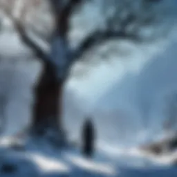 A serene landscape symbolizing tranquility amidst sorrow