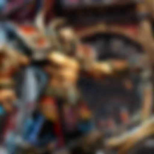 A strategic gameplay moment in WoW arenas