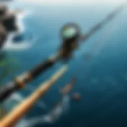 Innovative fishing pole with built-in GPS technology