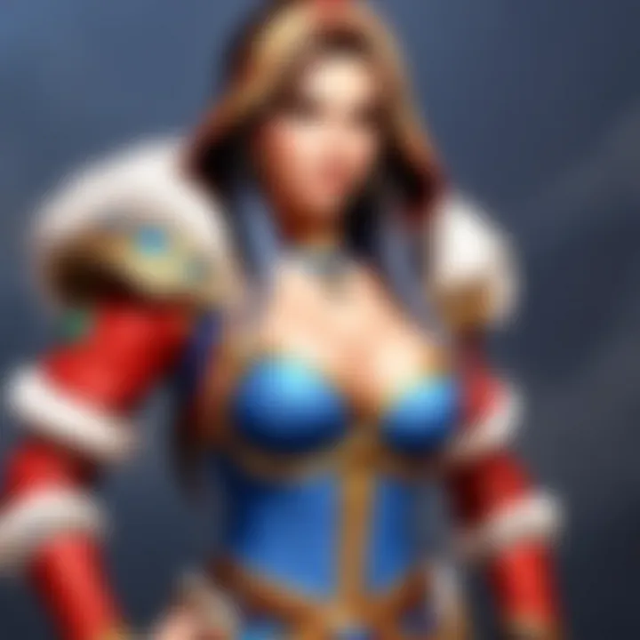 Diverse character customization options enabled by slots