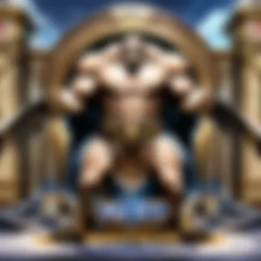 Engaging visual of player experience enhanced by slot features