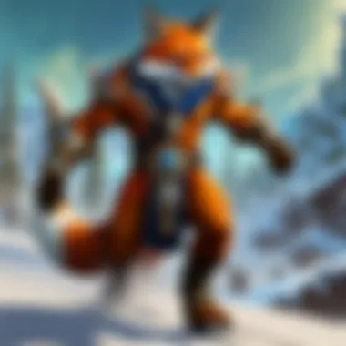 An engaging gameplay screenshot highlighting the fox race's mechanics in action.