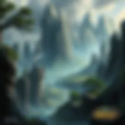 A stunning landscape from World of Warcraft showcasing its vast world