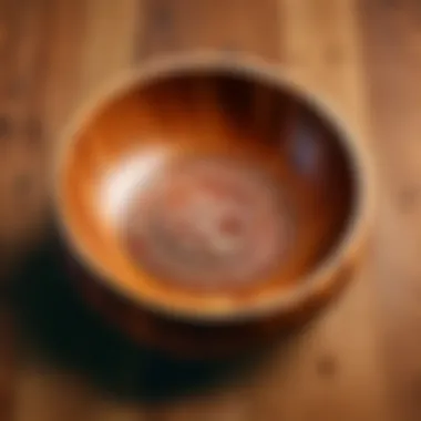 Assorted wooden bowls representing diverse cultural designs