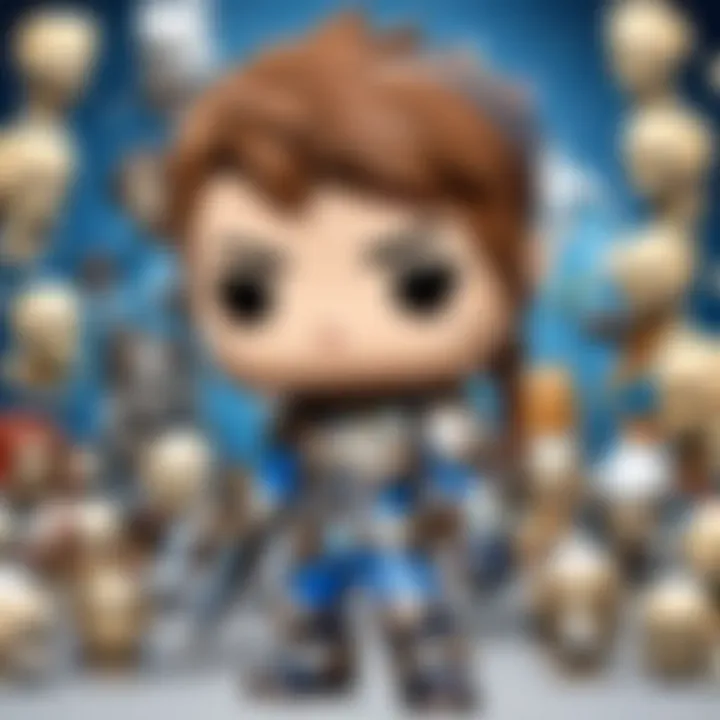 A group of collectors discussing their favorite Blizzard Funko Pops.
