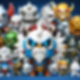 A curated collection of Blizzard Funko Pops showcasing various characters.