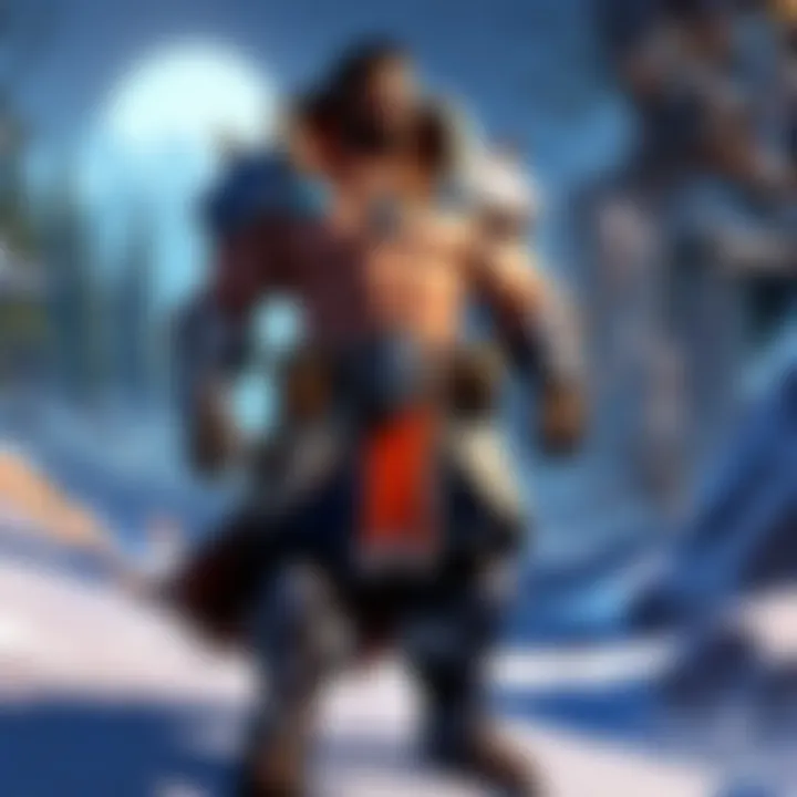 An enchanting landscape depicting various character classes in Blizzard games