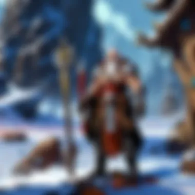 Fantasy World Exploration in MMO RPG