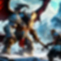 Epic Fantasy Battle Scene
