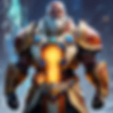 The Enigmatic Glow of the Worldstone Representation of the Worldstone's mystical aura