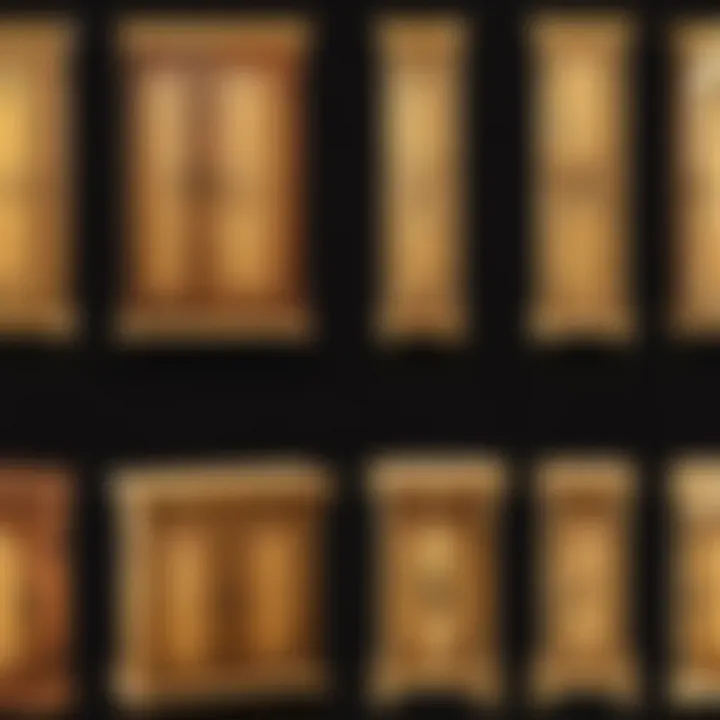 An overview of various cabinet types available in World of Warcraft