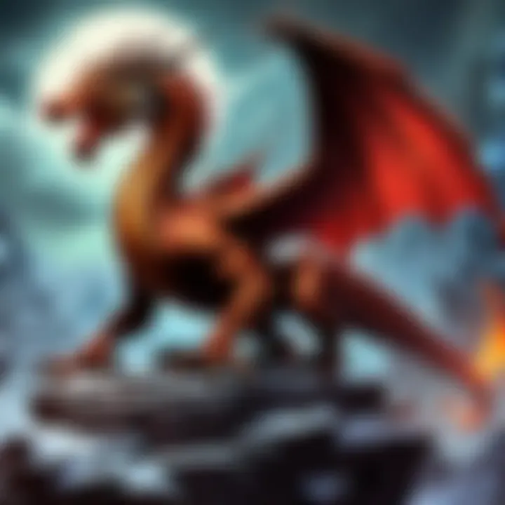 A dark, foreboding castle where forbidden dragons reside