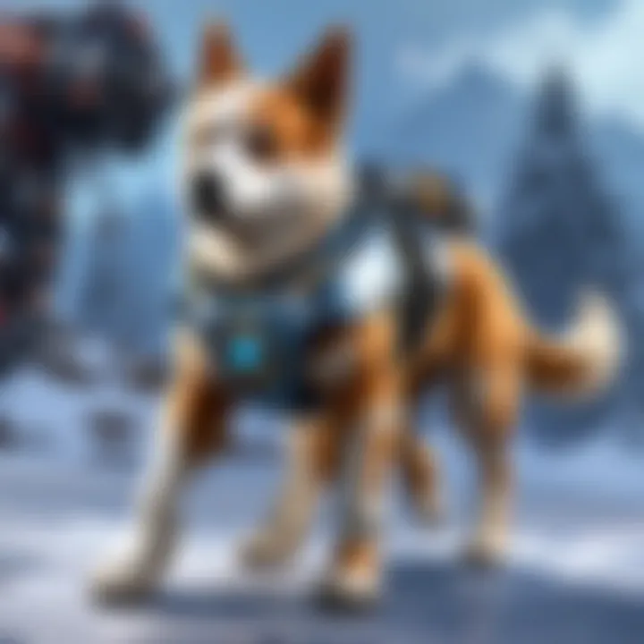 Futuristic Battle Pet in Blizzard Game