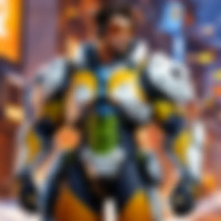 Imagery showcasing the immersive gaming experience with GeForce NOW and Overwatch