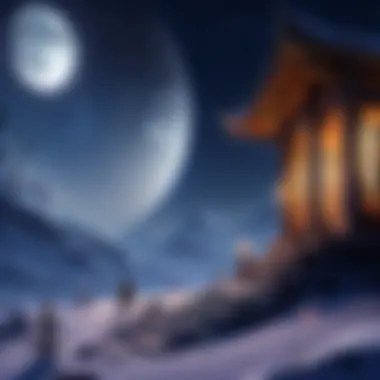 Ritual Space Under the Moonlight A mystical setting for performing full moon rituals