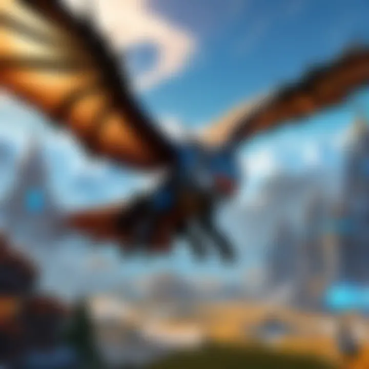Character interacting with a quest giver related to flight