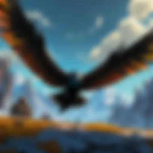 Scenic view of Shadowlands landscapes featuring flying zones