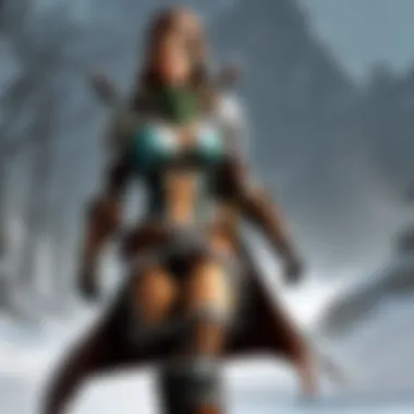 An agile rogue sneaking through a shadowy alley