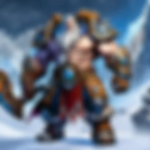 A dynamic landscape showcasing a Blizzard game world