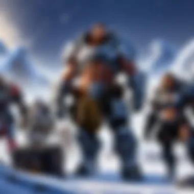 Team Strategy Session in Blizzard Gaming A diverse group strategizing their next move in a Blizzard game