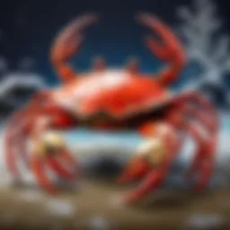 Intricate Crab Figurine Design