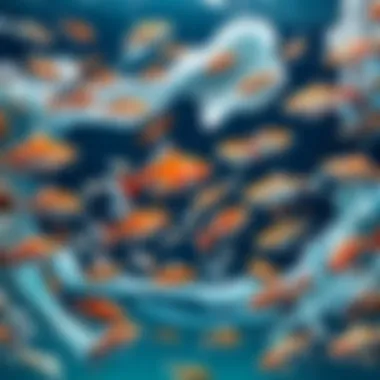 Intricate social dynamics of fish community