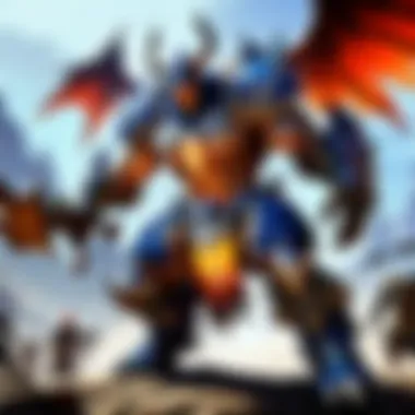 Epic Battle of Elemental Titans