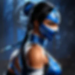 Kitana's Classic Blue Ensemble