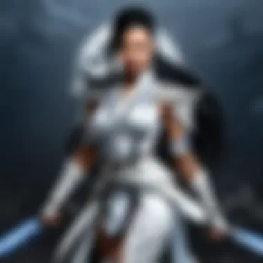 Kitana's Ethereal White Robes