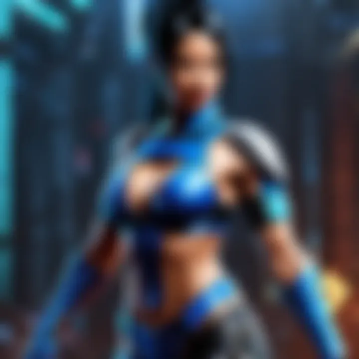 Kitana's Modern Cyberpunk Outfit